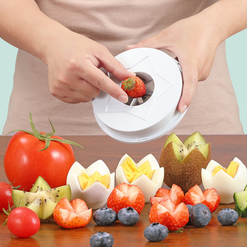 Spiral Slicer Set, Multifunctional Vegetable Chopper, Creative Fruit And Vegetable Shaping Carving Tool, Manual Rotation Ready, Kitchen Art Artifact