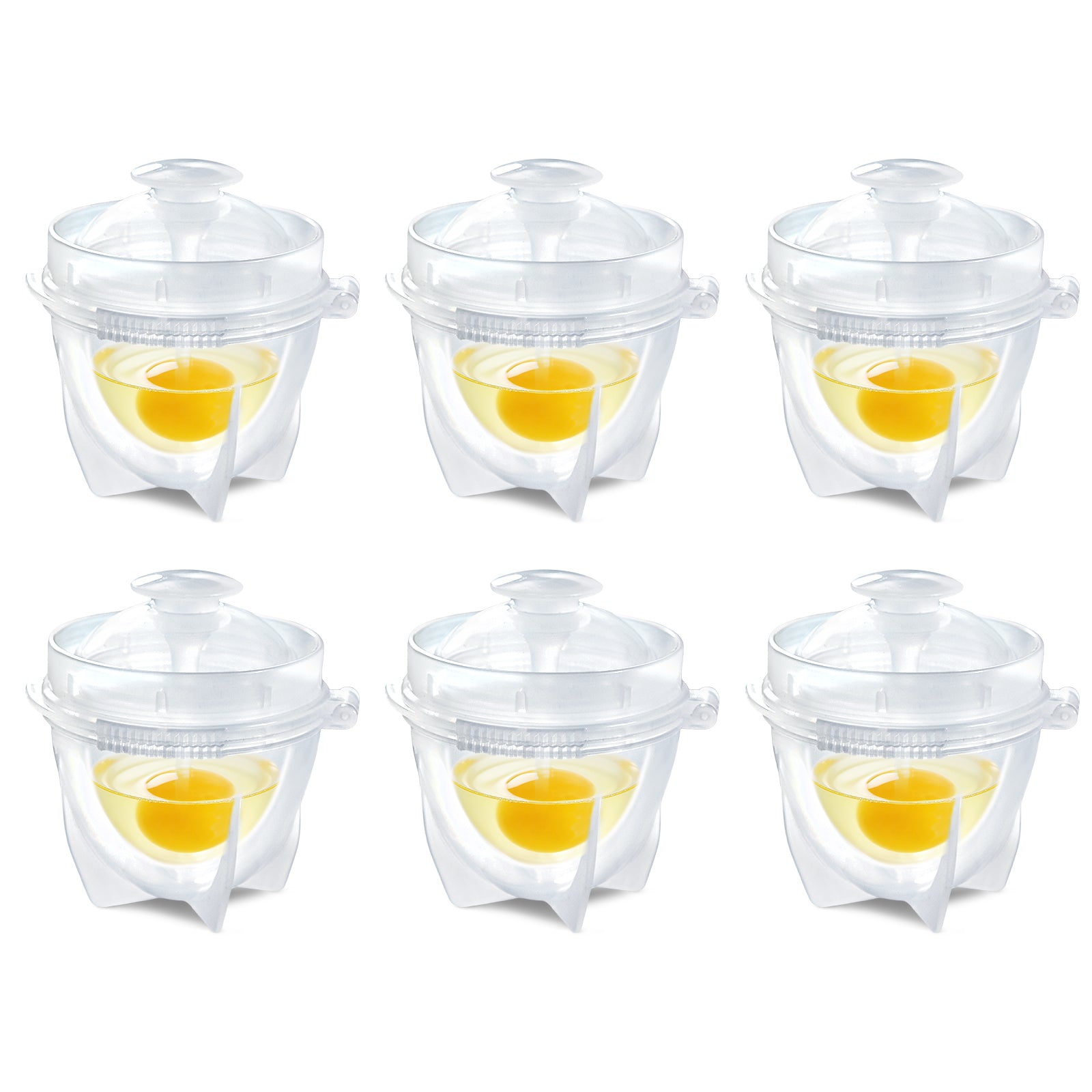 Egg Pops,Microwave Egg Cooker, Double Walled Egg Maker