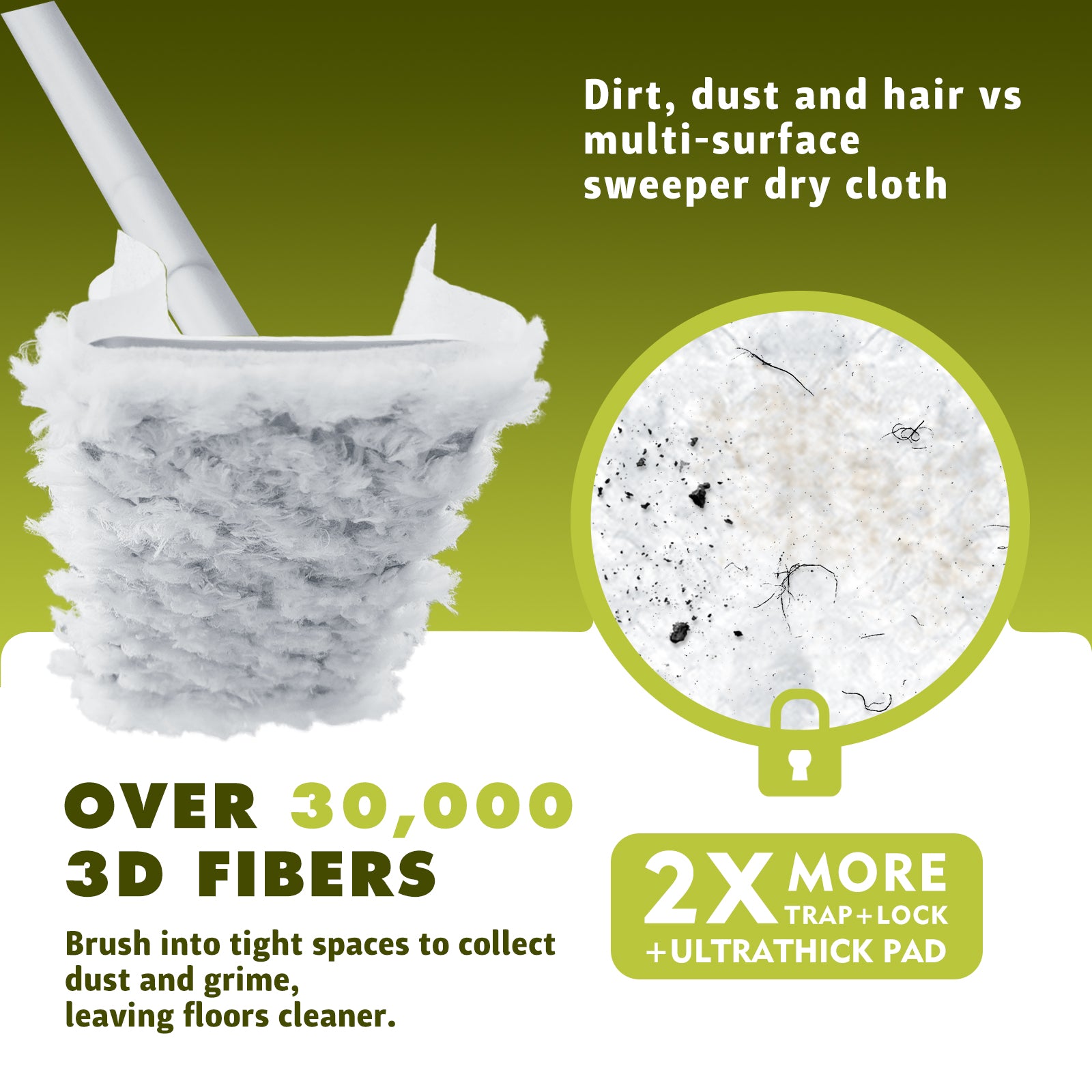 Sweep & Mop Deluxe 2-in-1 Floor Mopping and Sweeping Kit