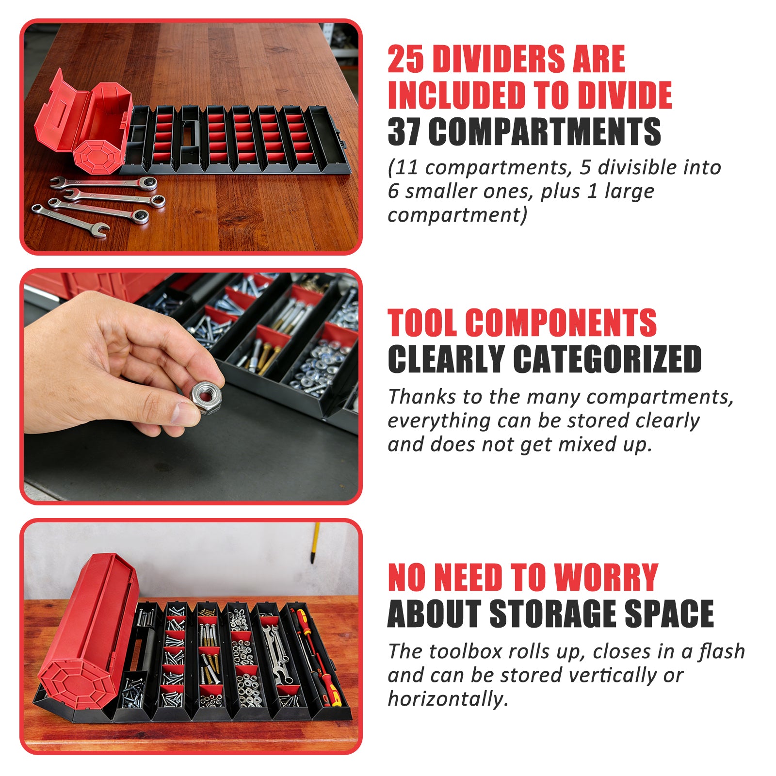 Roll & Store 8-in-1 Storage System