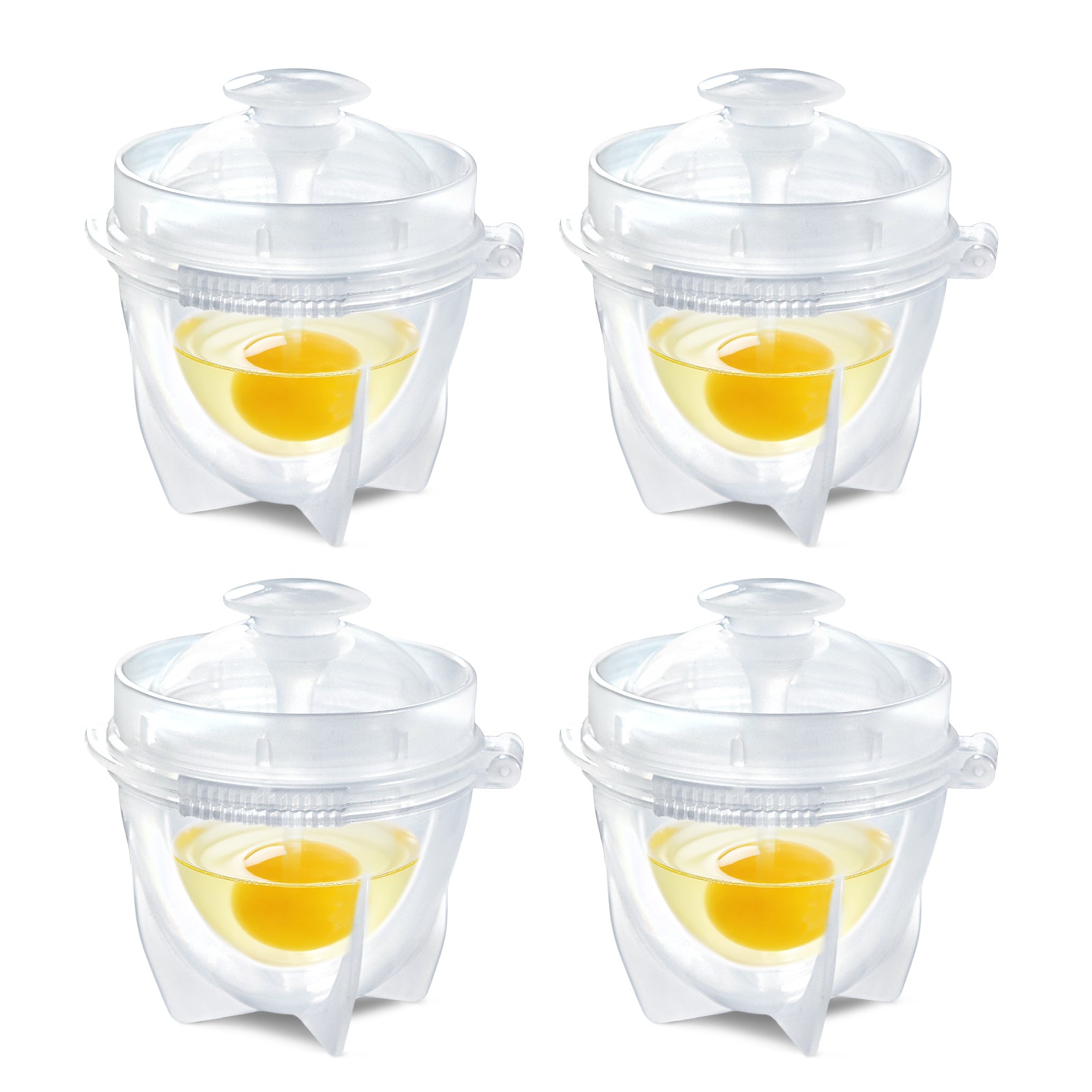 Egg Pops,Microwave Egg Cooker, Double Walled Egg Maker
