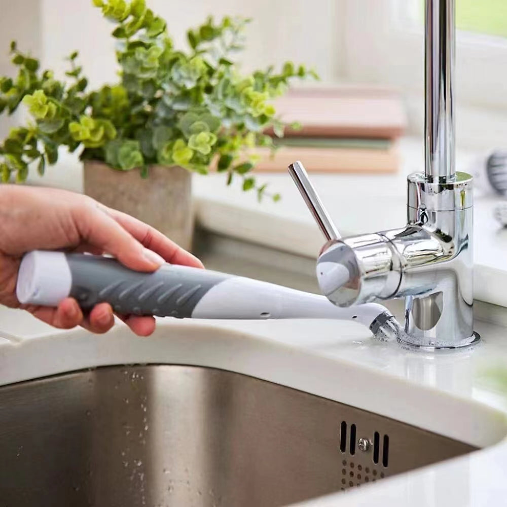 SonicScrubber Cleaning Tool with 4 brushes