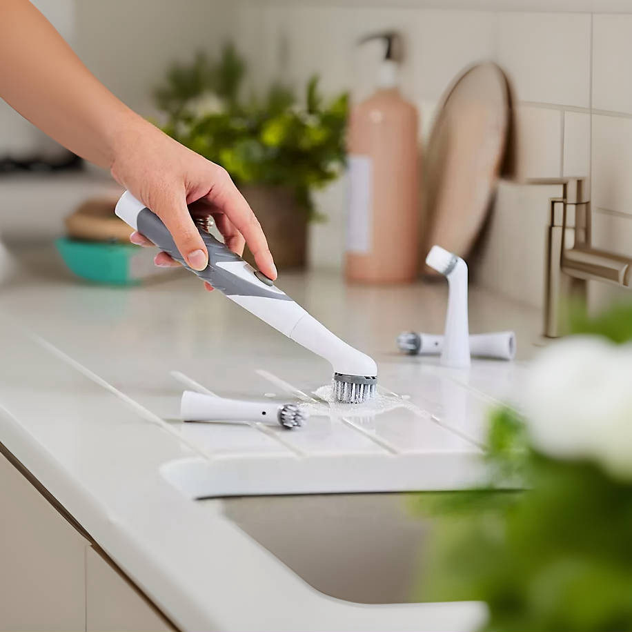 SonicScrubber Cleaning Tool with 4 brushes