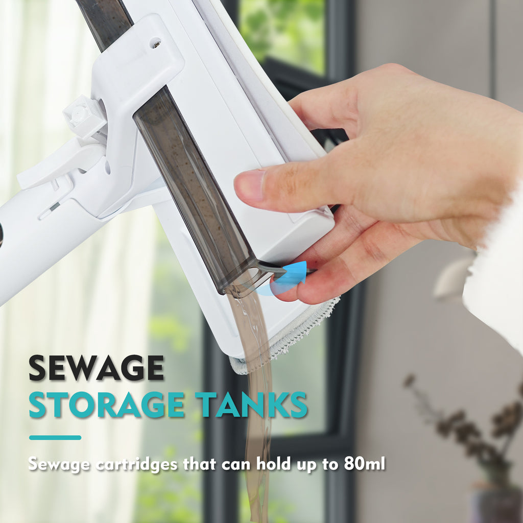 3-in-1 Window Cleaning System – Just Spray, Wipe & Squeegee