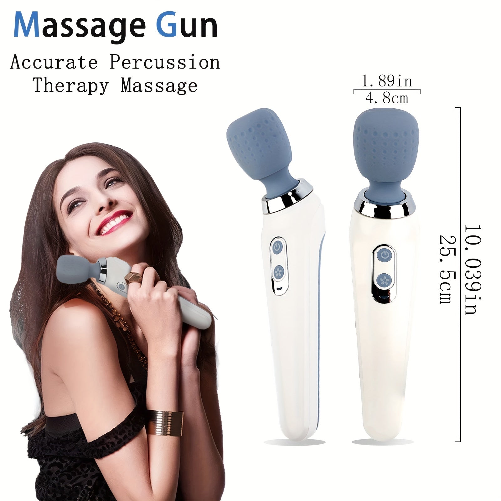 Electric Massager Multi Functional Vibration Massage Hammer Handheld Electric Percussion Body Massager stick