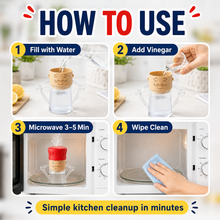 Cute Chef Microwave Steam Cleaner