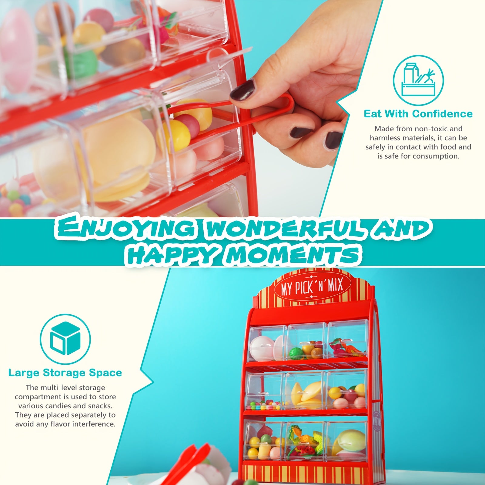 My Pick n Mix Sweet Stand - 9 Tubs