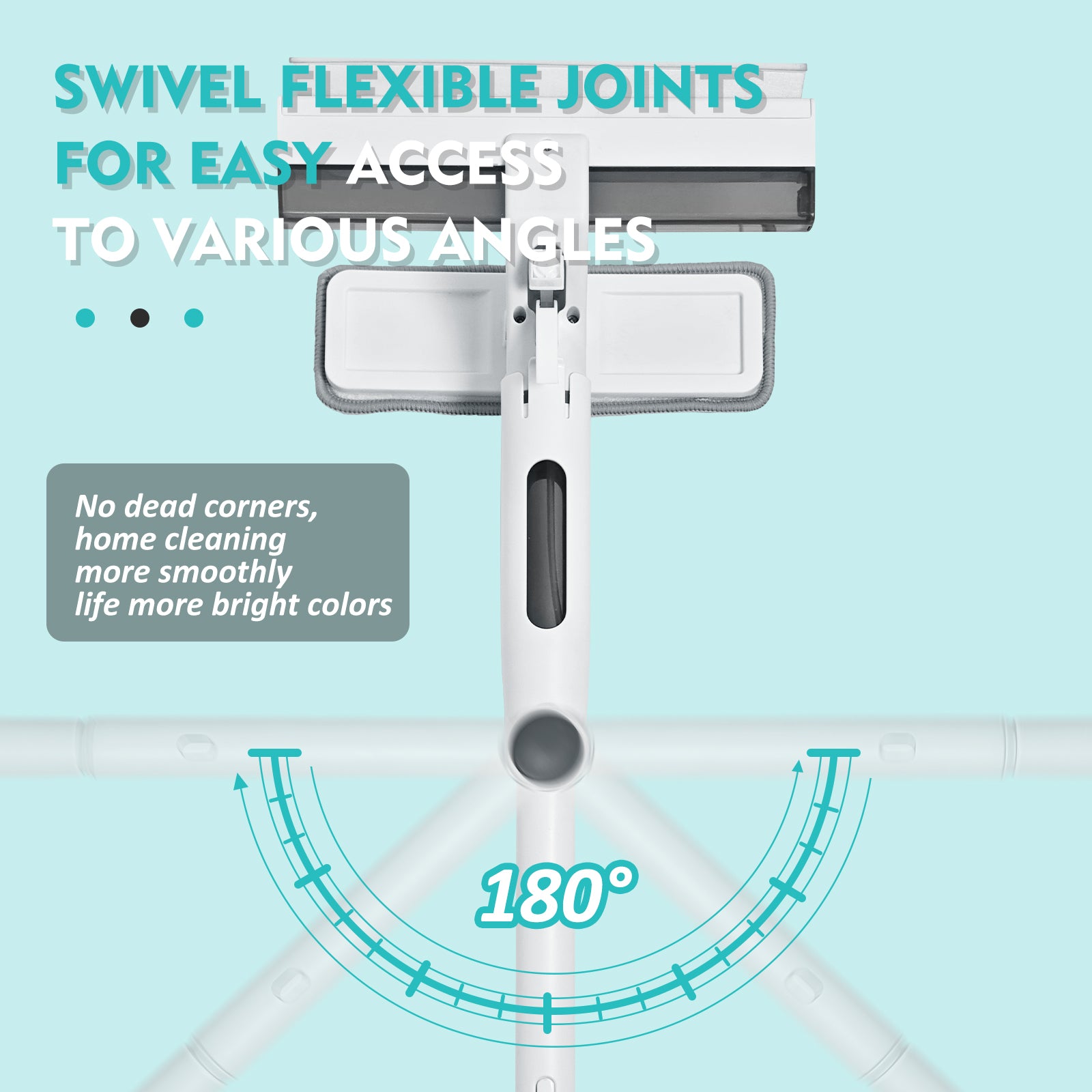 3-in-1 Window Cleaning System – Just Spray, Wipe & Squeegee