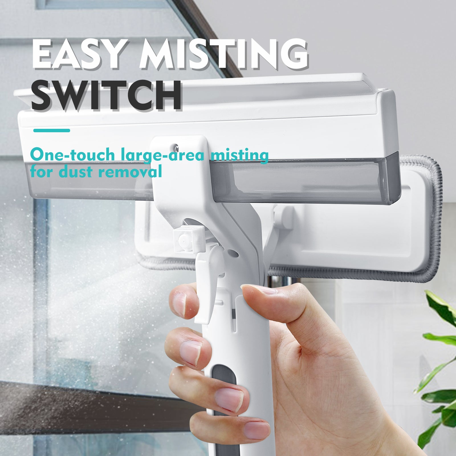 3-in-1 Window Cleaning System – Just Spray, Wipe & Squeegee