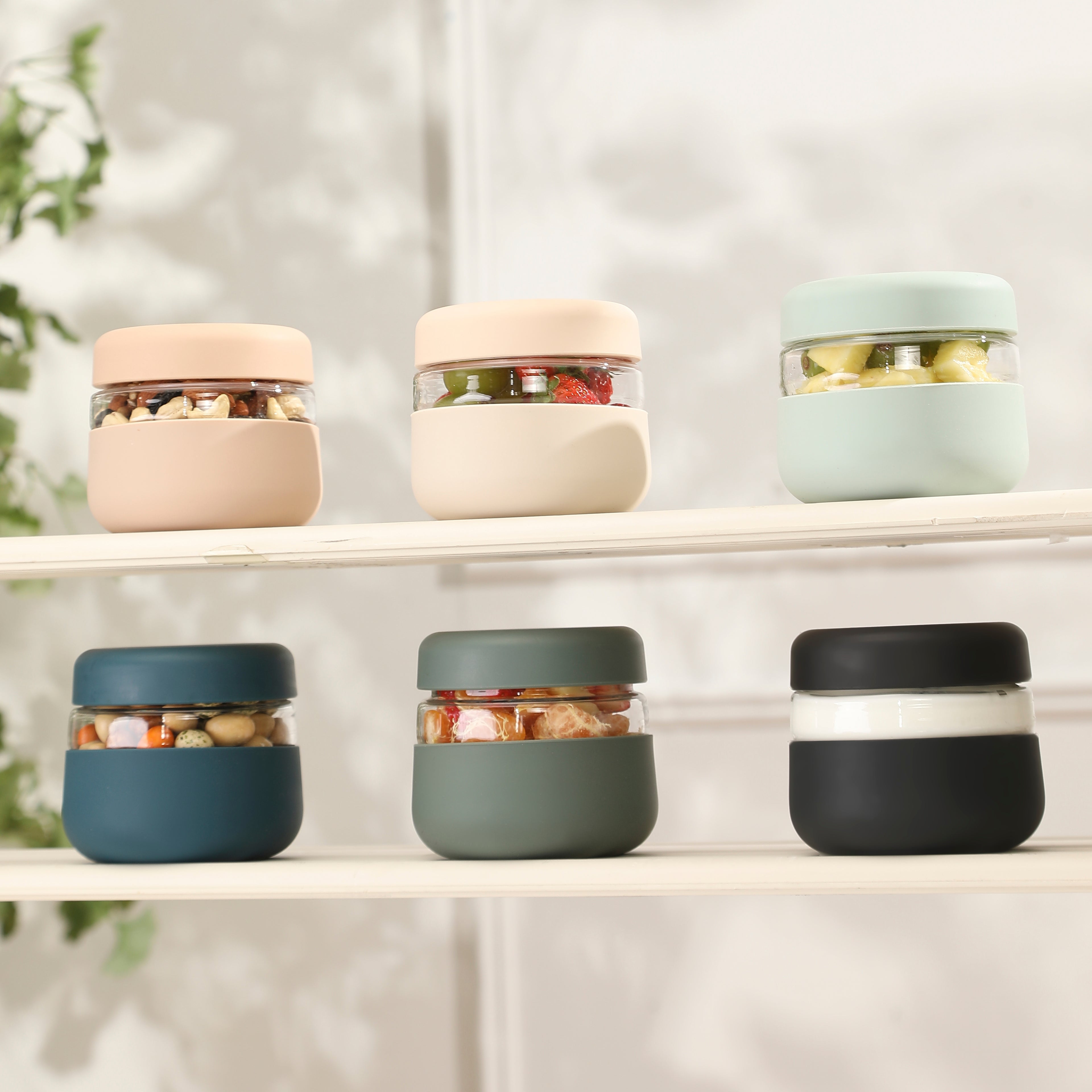 Seal Tight Glass Lunch Bowl Container, Borosilicate glass Soup containers with lids