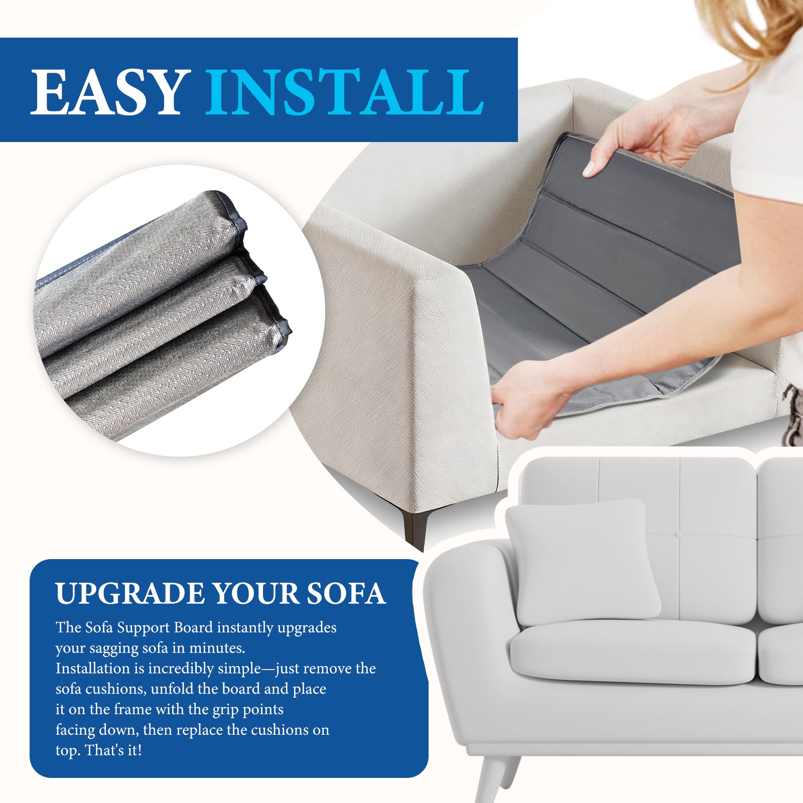 Sofa Chair Cushion Support Board