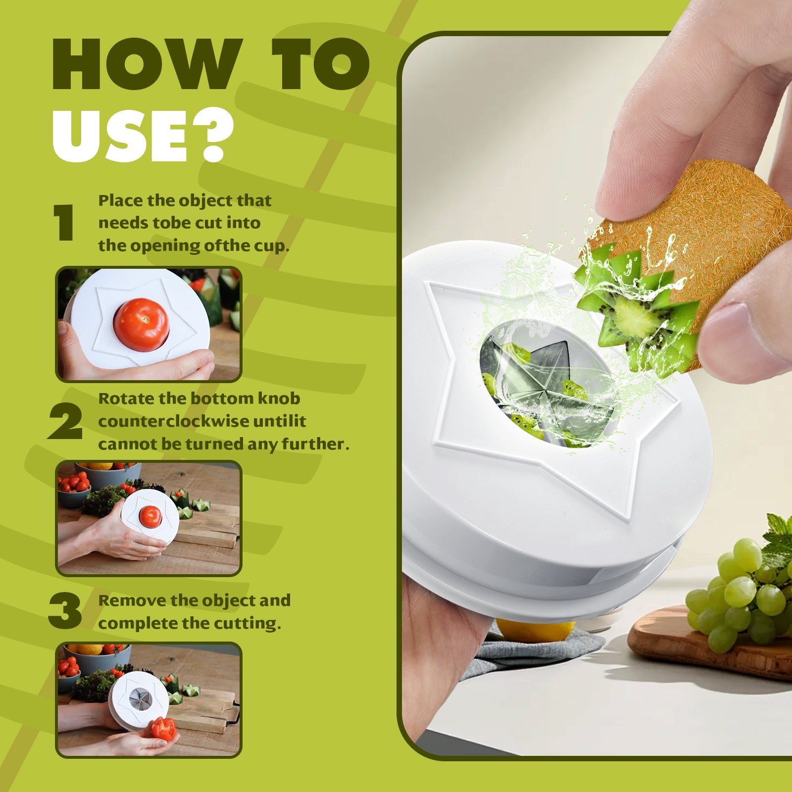 Party Cutter with Spiral Slicer Set