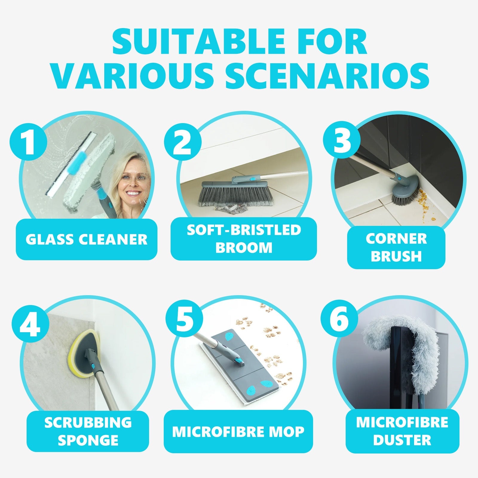 6-Piece Cleaning Tool Set