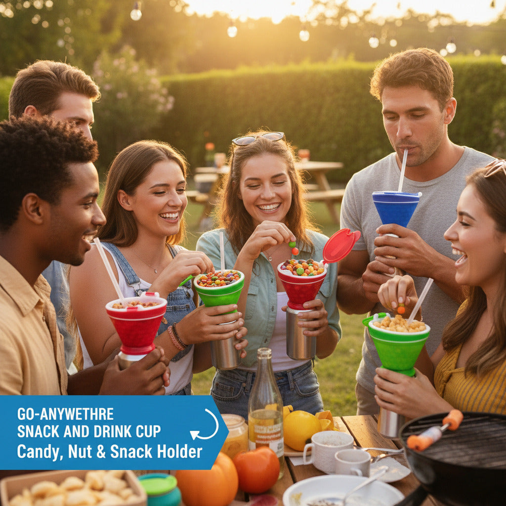 2-in-1 Snack Bowl & Soda Can Topper