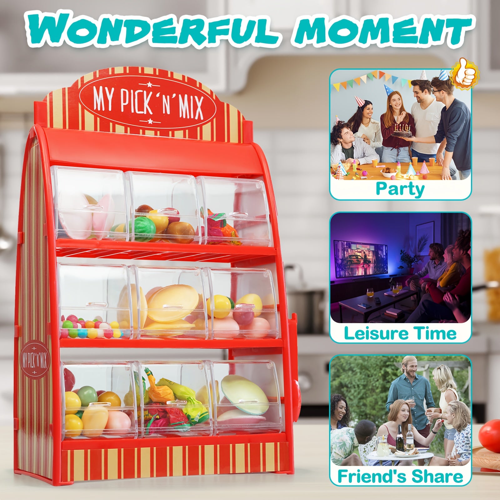 My Pick n Mix Sweet Stand - 9 Tubs