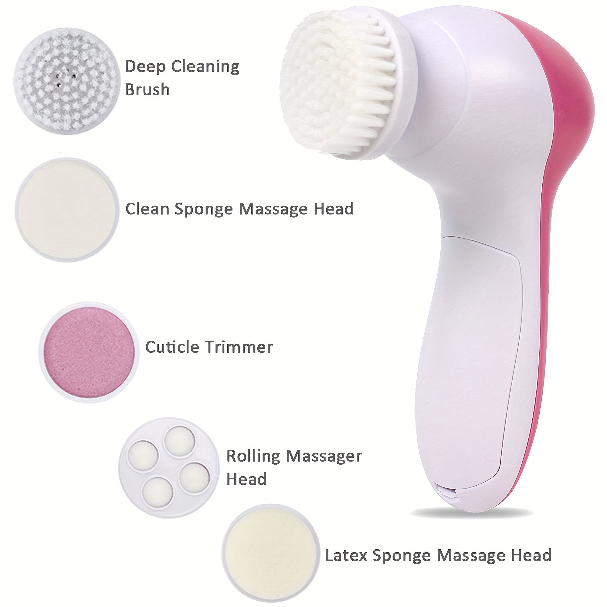 5 in 1 Facial Cleansing Brush