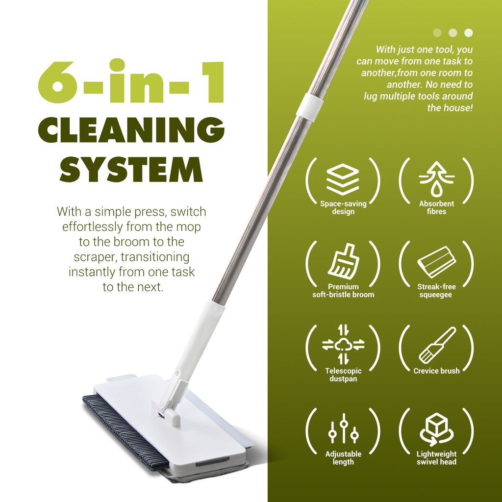 Click Switch Mop – 6-in-1 Cleaning System