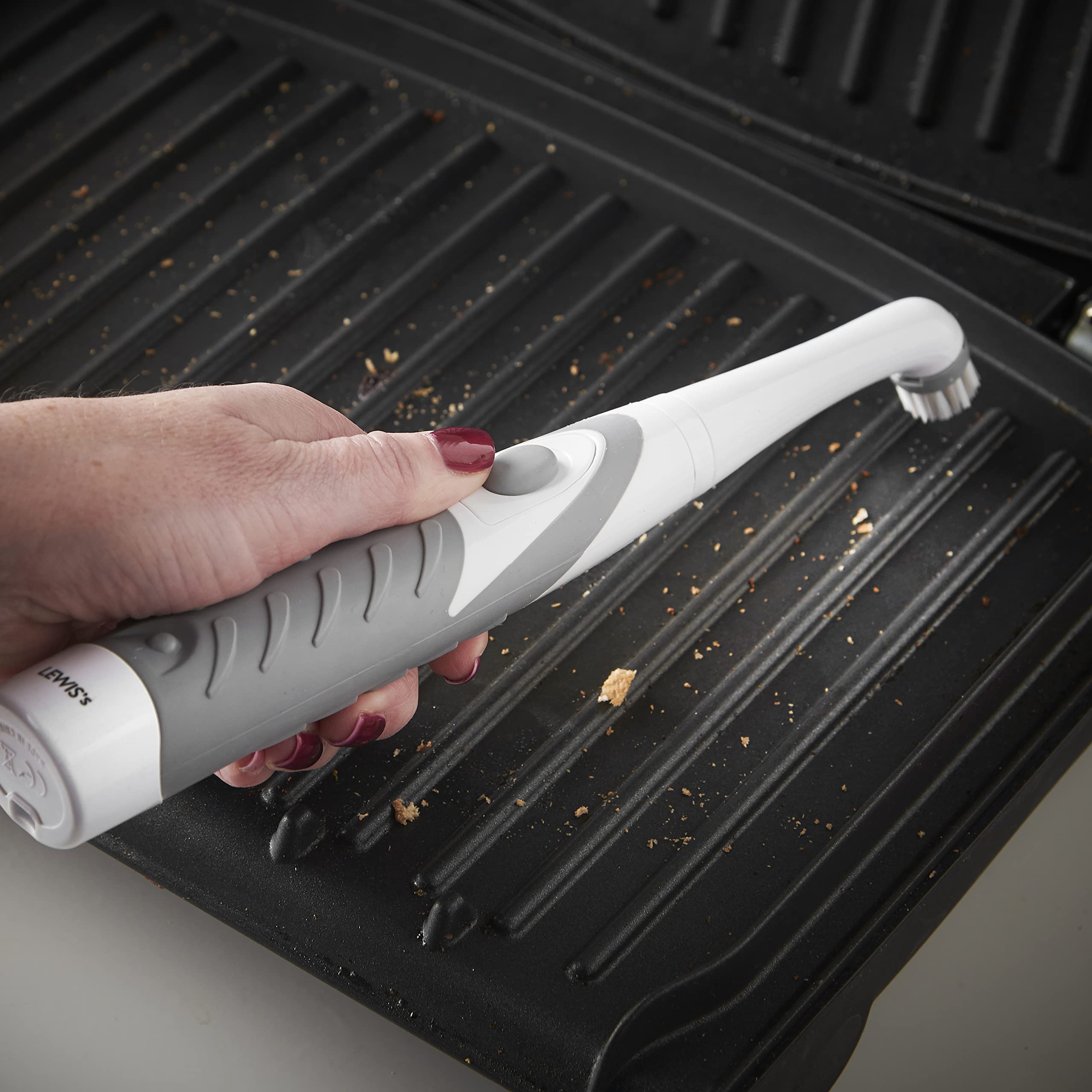 SonicScrubber Cleaning Tool with 4 brushes