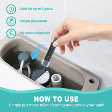 4PC-Magnetic Toilet Bowl Cleaner