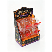 4-Bin Halloween Candy Dispenser with Scoops – Witchy Candy Display Stand for Parties, Candy Buffets & Trick-or-Treat Stations