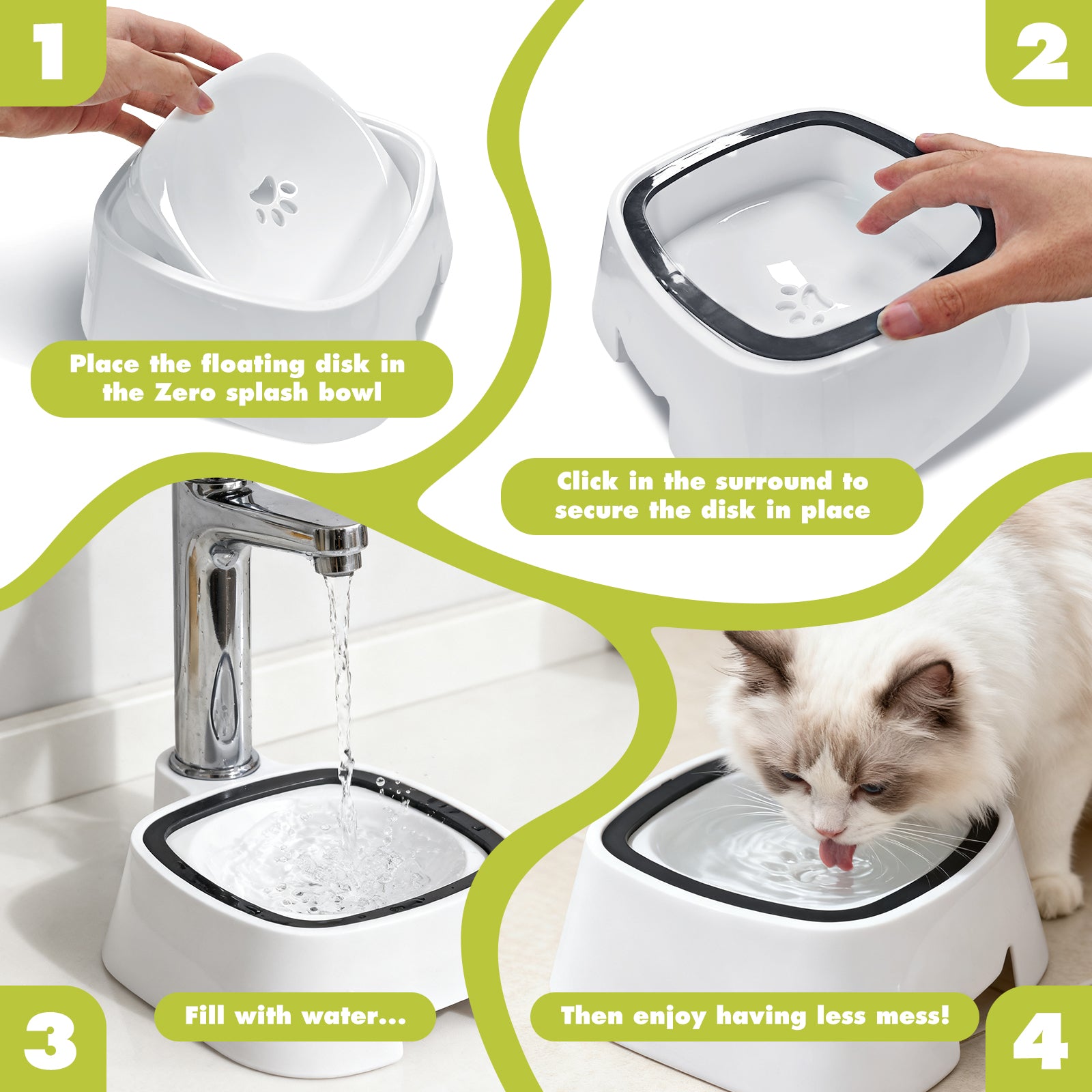 Magic Bowl,Dog&Cat Cat Water Dispenser