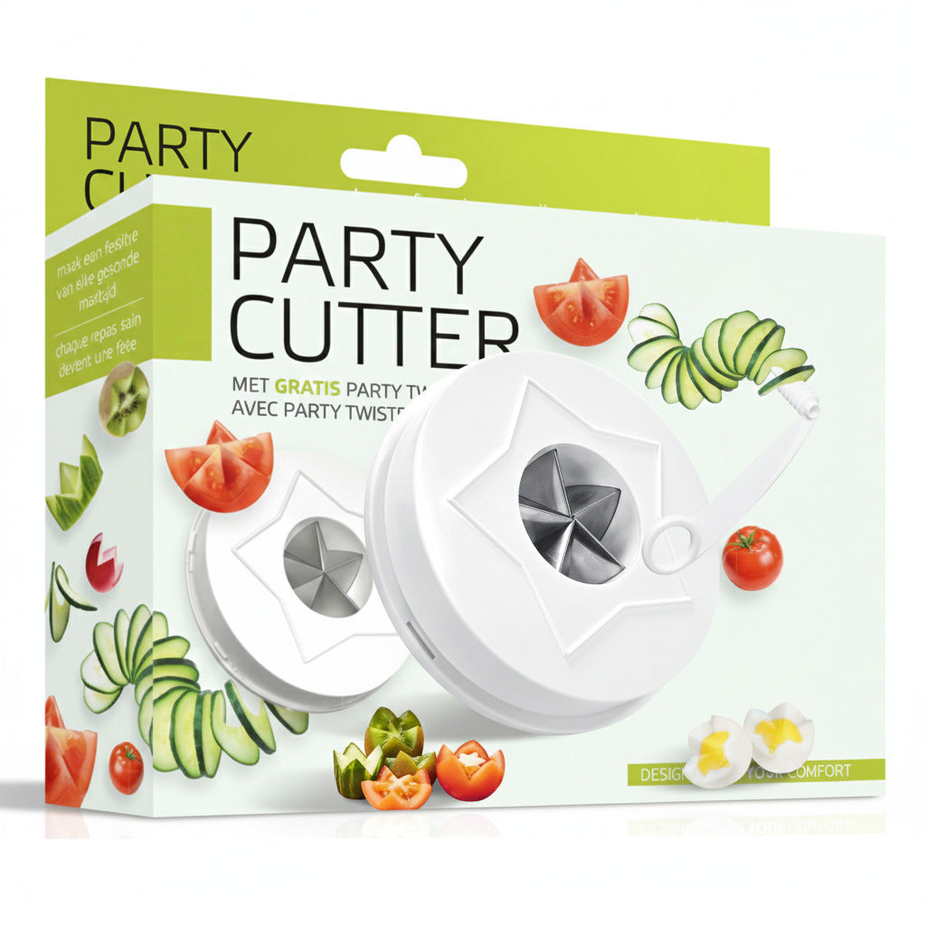 Party Cutter with Spiral Slicer Set