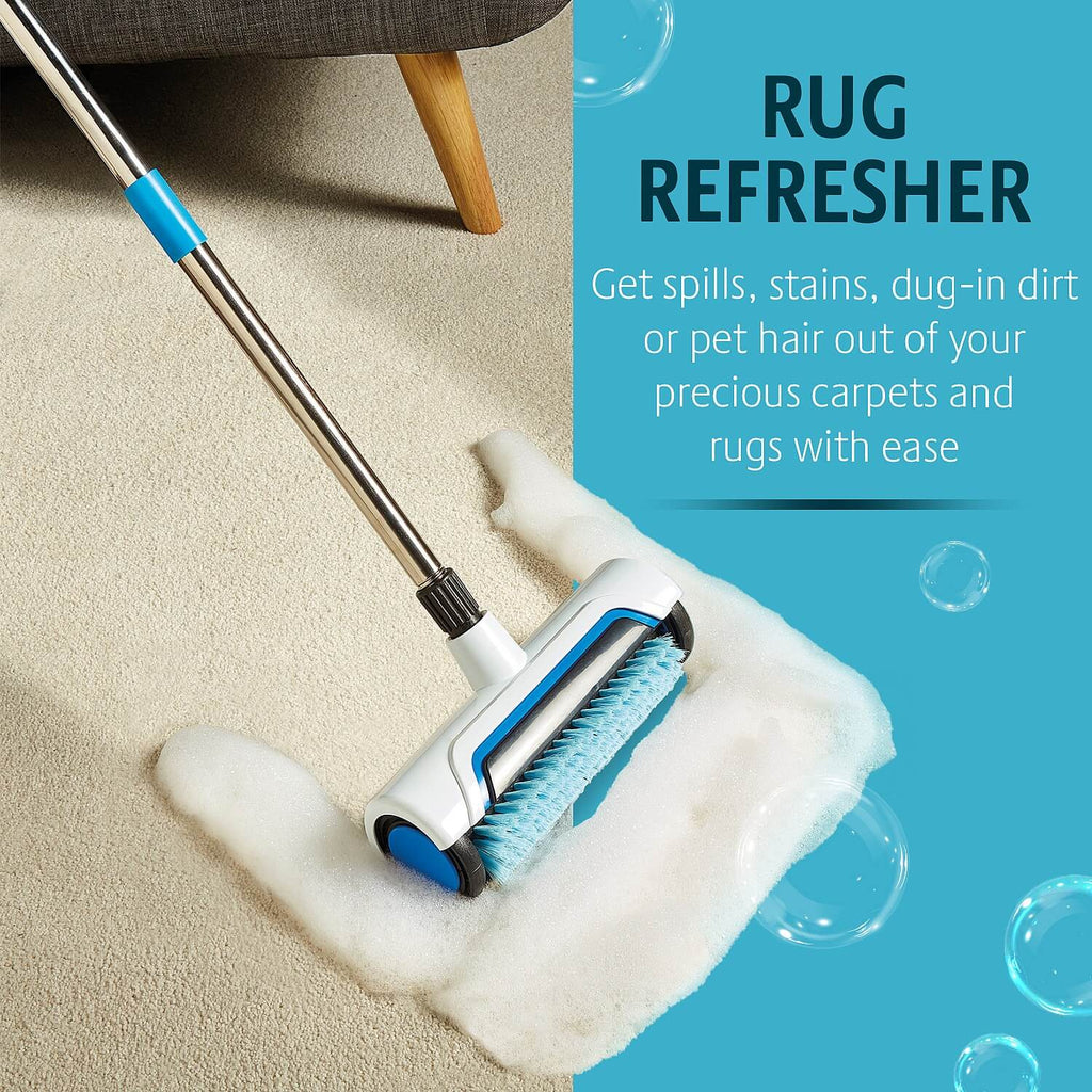 Rug Carpet Cleaner Refresher Brush for Home for Spills Stains