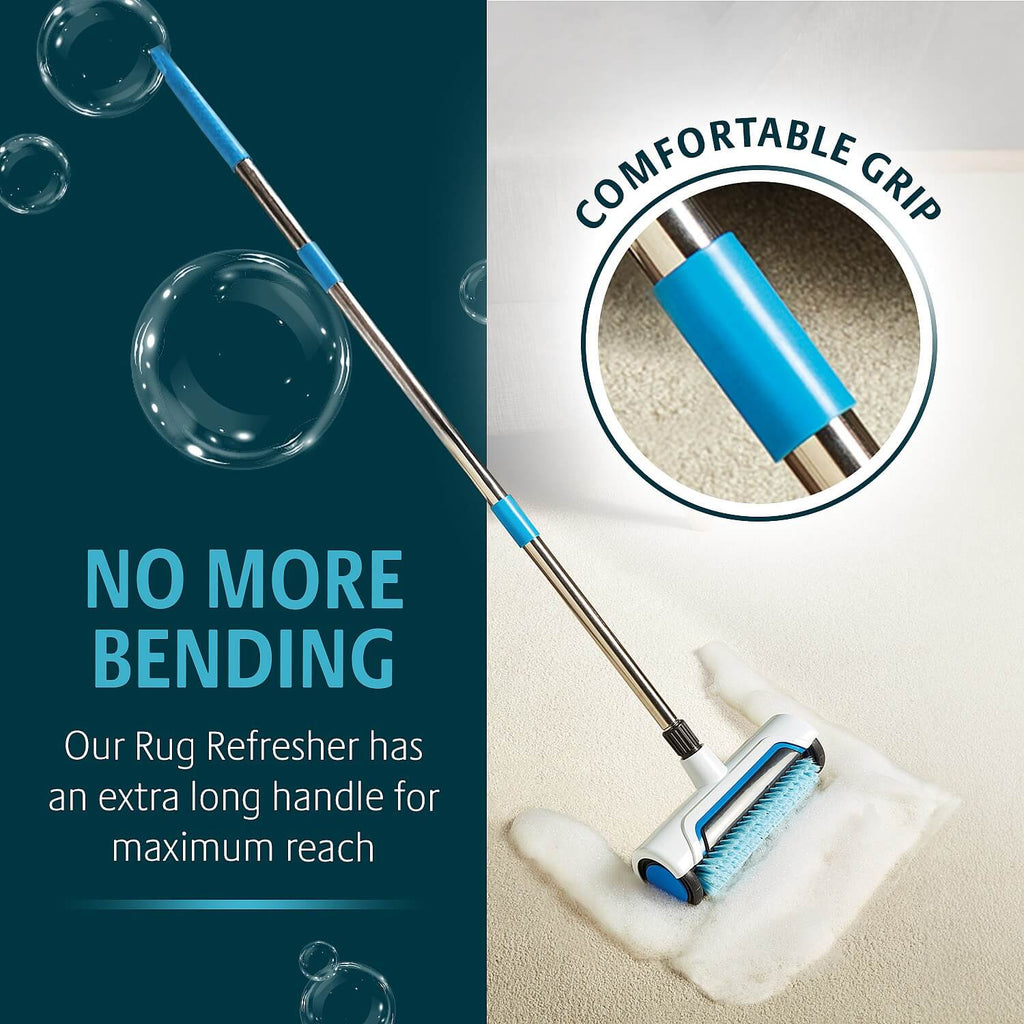 Rug Carpet Cleaner Refresher Brush for Home for Spills Stains