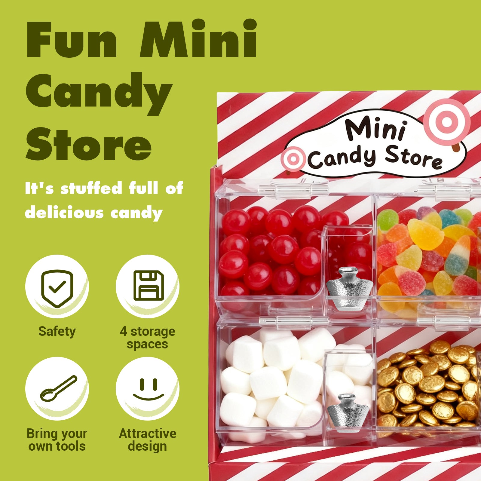 Mini Vending Shop, Retro Sweet Stand