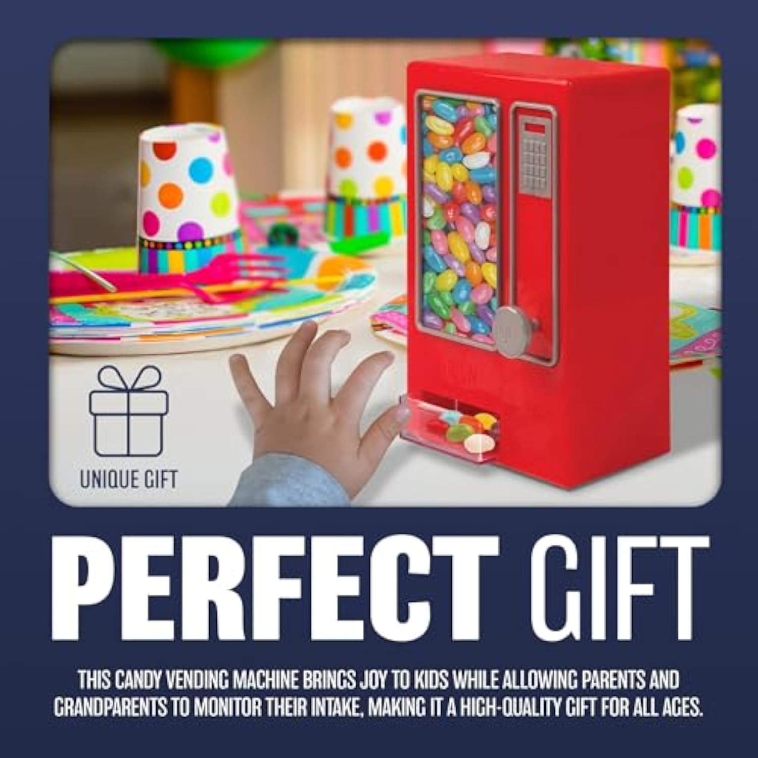 Mini Vending Machine Classic Retro Design Sweets Dispenser