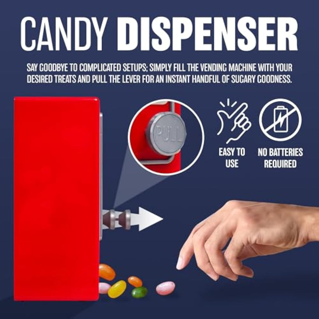 Mini Vending Machine Classic Retro Design Sweets Dispenser