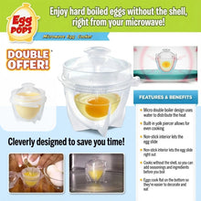 Egg Pops,Microwave Egg Cooker, Double Walled Egg Maker