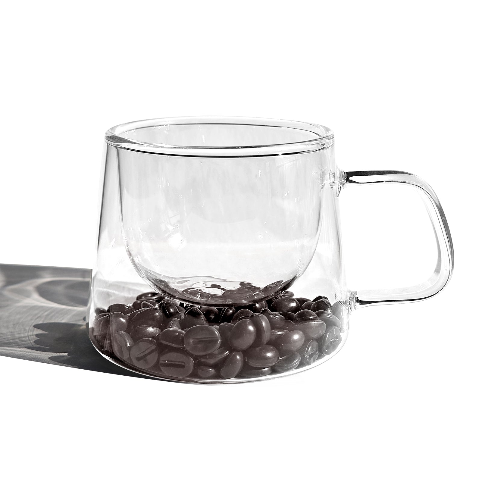 Floating Coffee Bean Illusion Cups Set of 2
